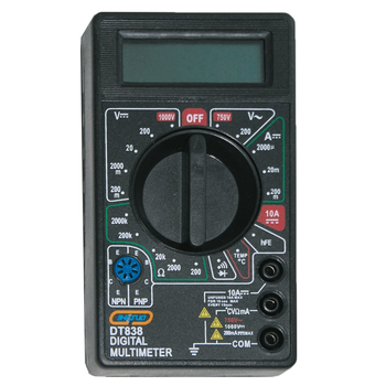 Мультиметр DT 838 Энергия, 100 шт - Электрика, НВА - Измерительный инструмент - Мультимеры - Магазин электротехнических товаров Проф Ток